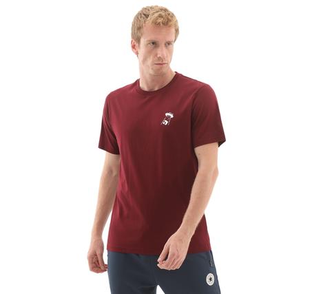 Converse Out Of Thıs World Tee T-Shirt Bordo Converse Out Of Thıs World Tee T-Shirt Bordo
