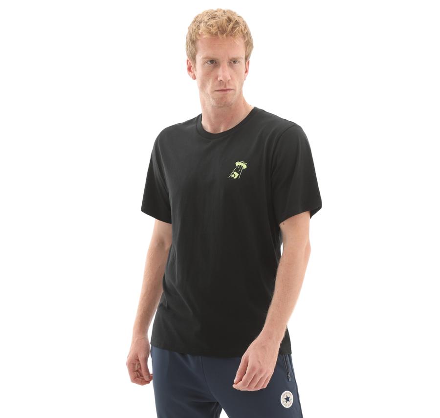Converse Out Of Thıs World Tee T-Shirt Siyah Converse Out Of Thıs World Tee T-Shirt Siyah