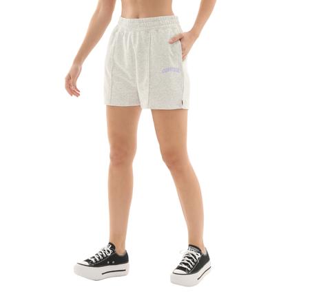 Converse Retro Shorts Kadın Şort Ve Kapri Gri Converse Retro Shorts Kadın Şort Ve Kapri Gri