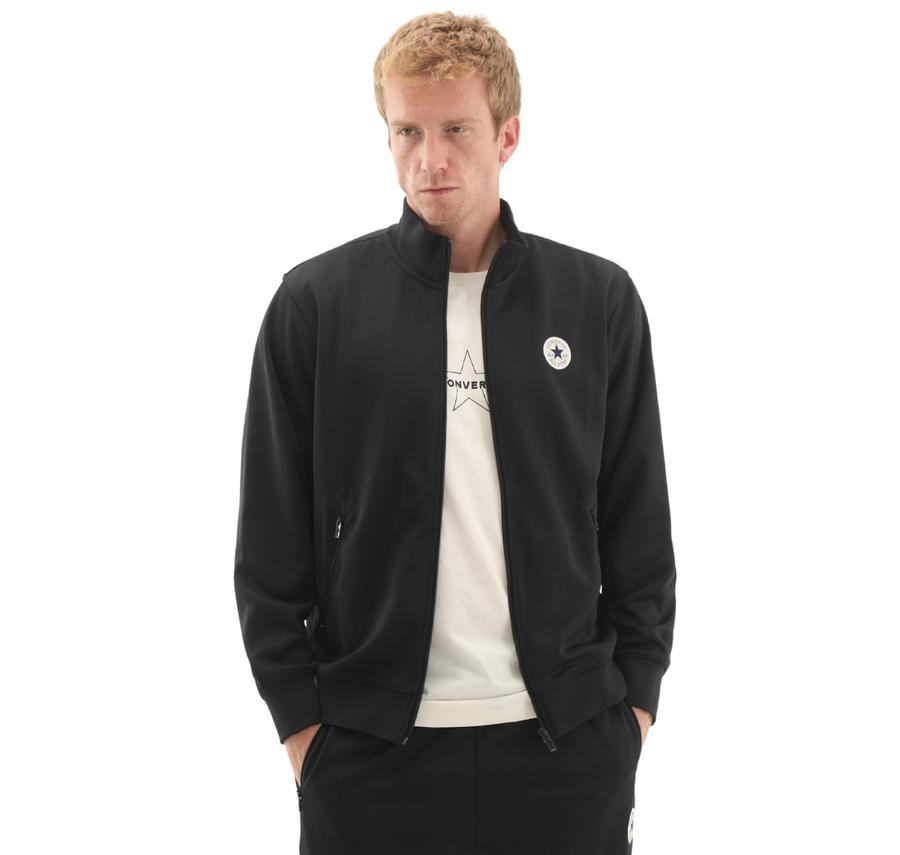 Converse Standard Fıt Retro Chuck Track Jacket Ceket Siyah Converse Standard Fıt Retro Chuck Track Jacket Ceket Siyah
