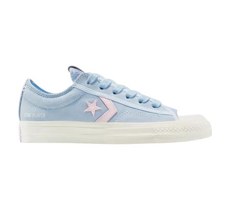 Converse Star Player 76 Colorful Suede Kadın Spor Ayakkabı Açık Mavi
