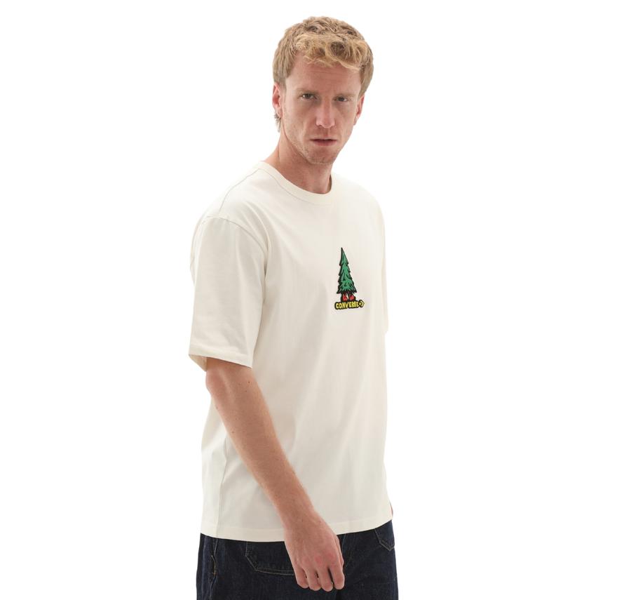 Converse Take A Walk Tee T-Shirt Beyaz Converse Take A Walk Tee T-Shirt Beyaz