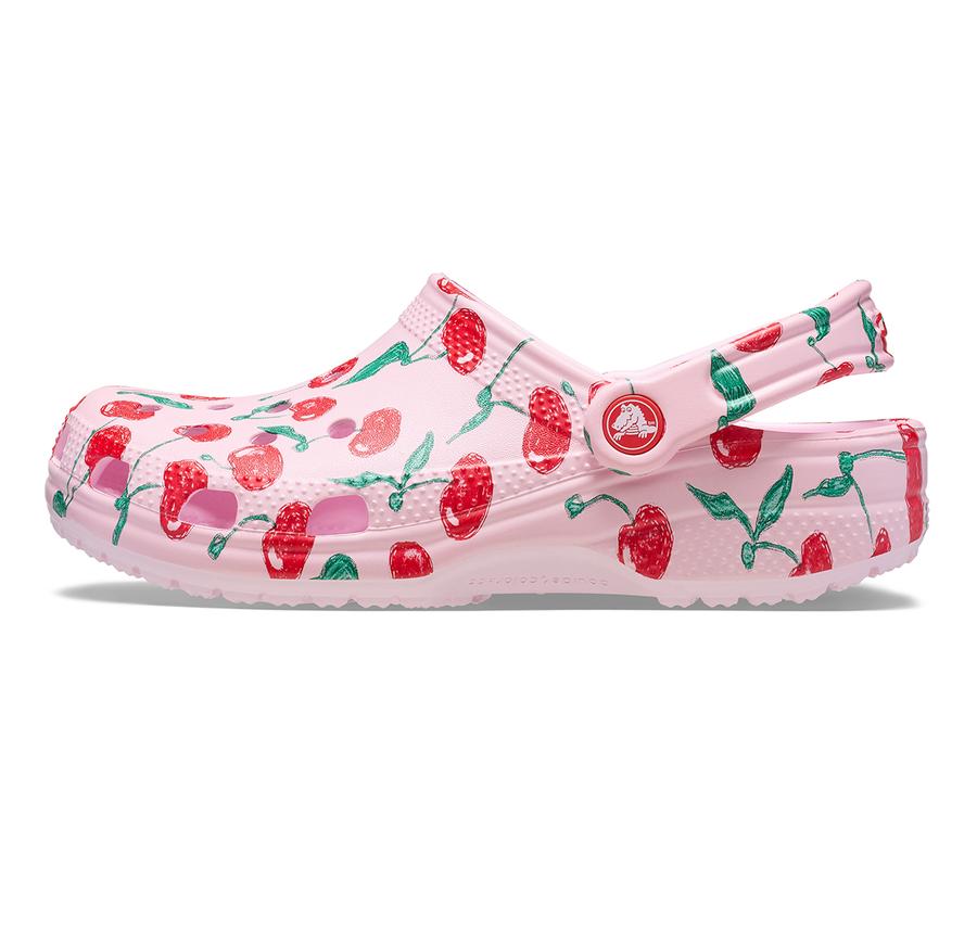 Crocs Classic Fresh Fruits Clog Terlik Pembe Crocs Classic Fresh Fruits Clog Terlik Pembe