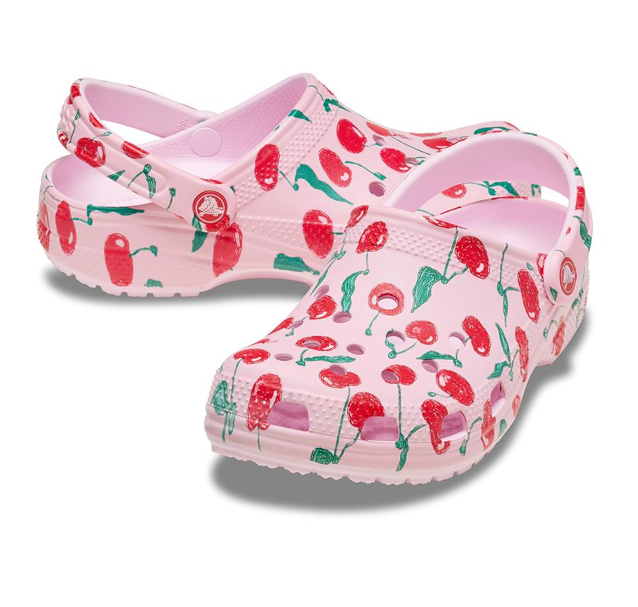 Crocs Classic Fresh Fruits Clog Terlik Pembe Crocs Classic Fresh Fruits Clog Terlik Pembe