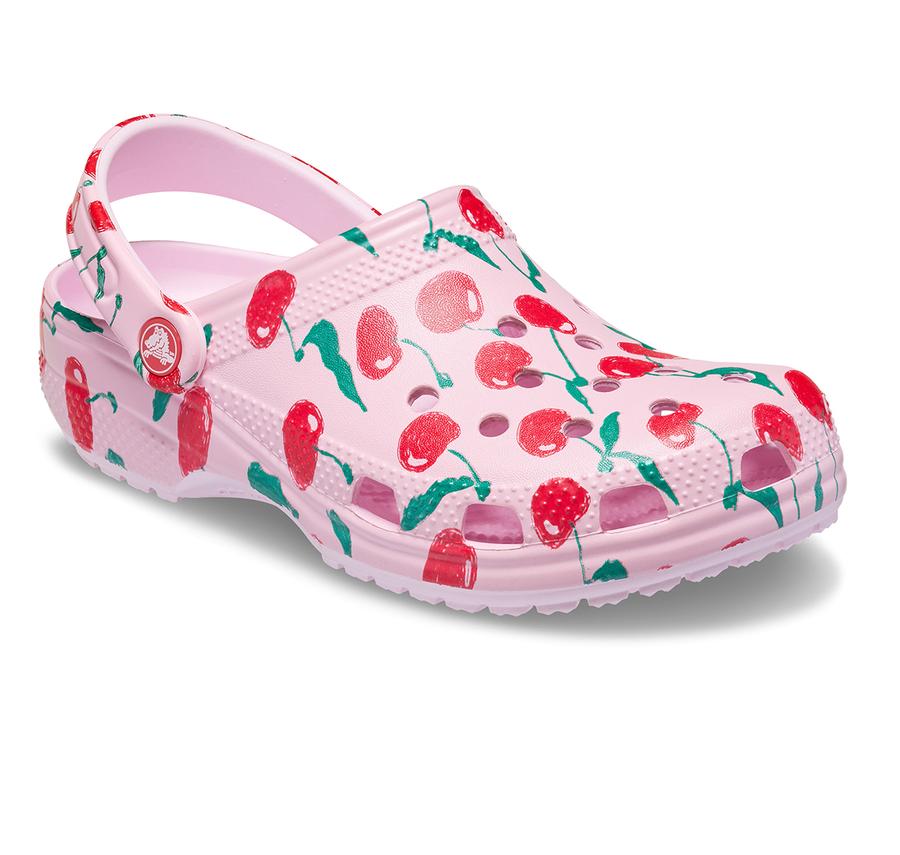 Crocs Classic Fresh Fruits Clog Terlik Pembe Crocs Classic Fresh Fruits Clog Terlik Pembe