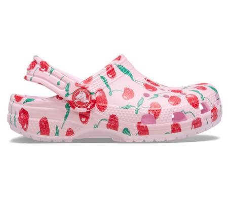 Crocs Classic Fresh Fruits Clog T Çocuk Terlik Pembe