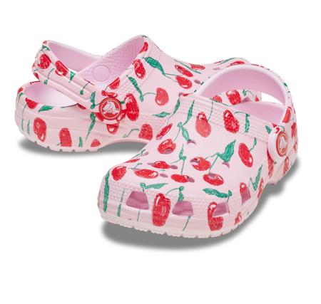 Crocs Classic Fresh Fruits Clog T Çocuk Terlik Pembe