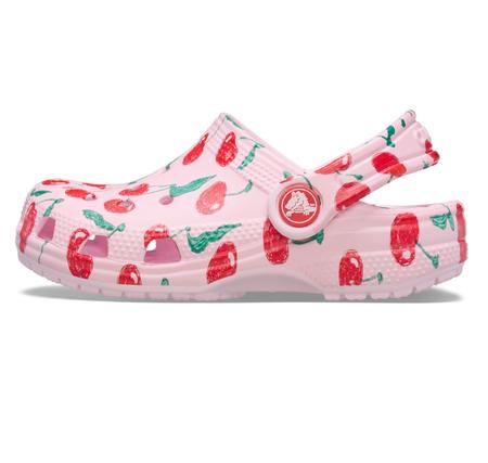 Crocs Classic Fresh Fruits Clog T Çocuk Terlik Pembe