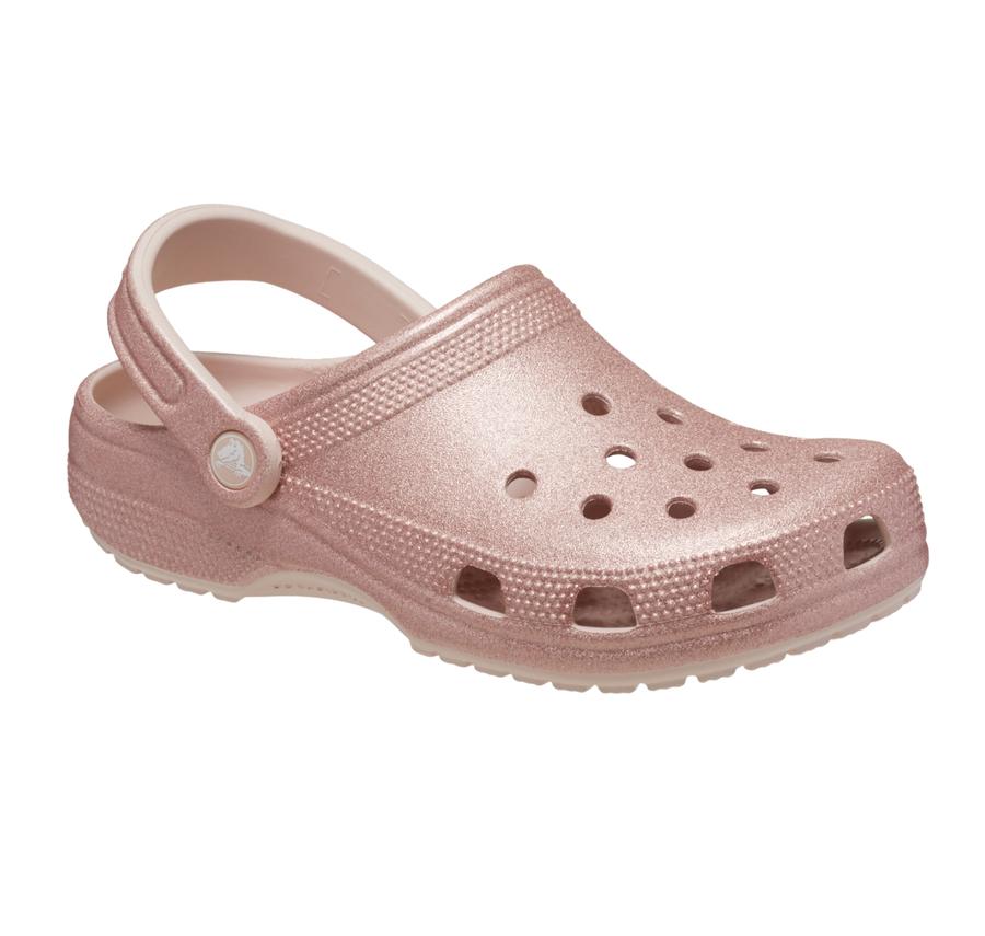 Crocs Classic Glitter Clog Terlik Pembe Crocs Classic Glitter Clog Terlik Pembe