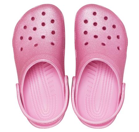 Crocs Classic Glitter Clog K Çocuk Terlik Pembe