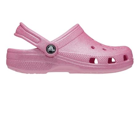 Crocs Classic Glitter Clog K Çocuk Terlik Pembe