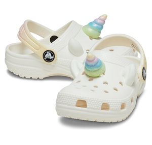 Crocs Classic Iam Rainbow Unicorncgt Çocuk Terlik Beyaz