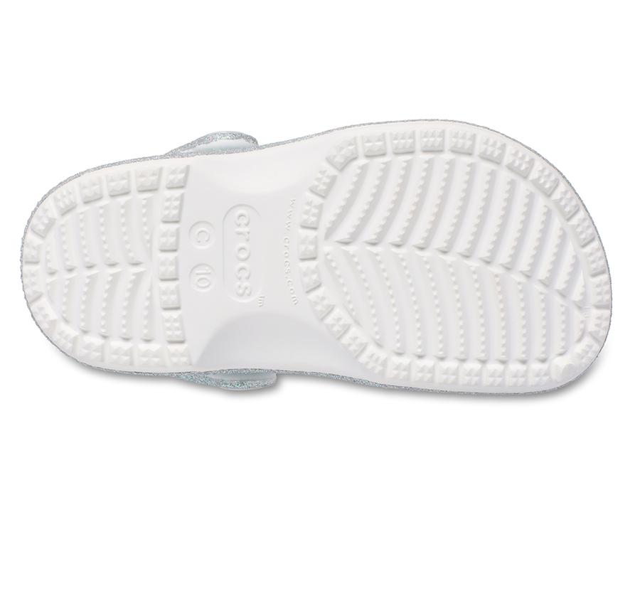 Crocs Classic Iridescent Glitter Cgk Çocuk Terlik Gri Crocs Classic Iridescent Glitter Cgk Çocuk Terlik Gri