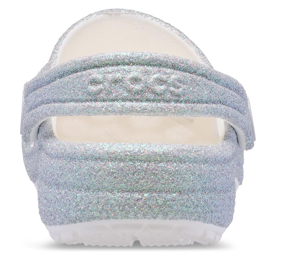 Crocs Classic Iridescent Glitter Cgk Çocuk Terlik Gri Crocs Classic Iridescent Glitter Cgk Çocuk Terlik Gri