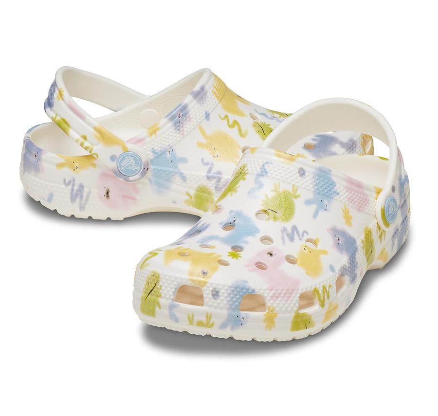 Crocs Classic Pastel Pets Clog T Çocuk Terlik Beyaz Crocs Classic Pastel Pets Clog T Çocuk Terlik Beyaz