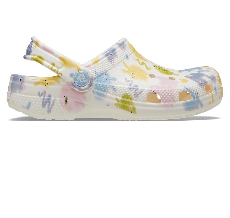 Crocs Classic Pastel Pets Clog T Çocuk Terlik Beyaz Crocs Classic Pastel Pets Clog T Çocuk Terlik Beyaz