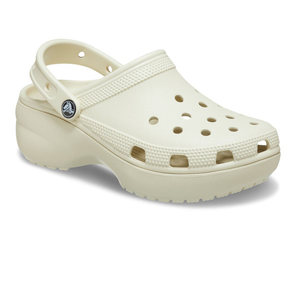 Crocs Classic Platform Clog W Kadın Terlik Krem Crocs Classic Platform Clog W Kadın Terlik Krem