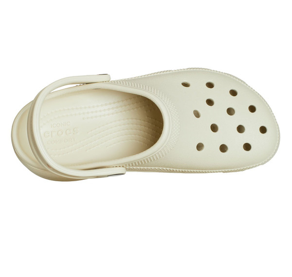 Crocs Classic Platform Clog W Kadın Terlik Krem Crocs Classic Platform Clog W Kadın Terlik Krem