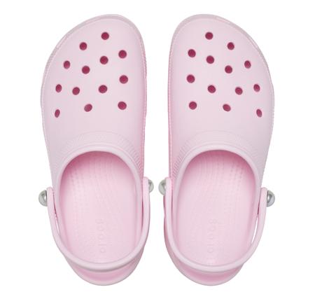 Crocs Classic Platform Pearl Clog Kadın Terlik Pembe