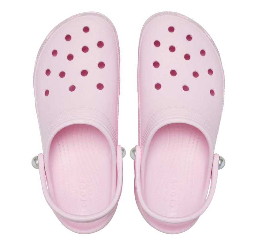 Crocs Classic Platform Pearl Clog Kadın Terlik Pembe Crocs Classic Platform Pearl Clog Kadın Terlik Pembe