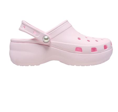 Crocs Classic Platform Pearl Clog Kadın Terlik Pembe