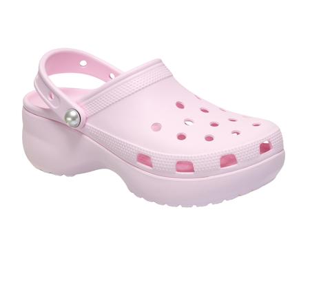 Crocs Classic Platform Pearl Clog Kadın Terlik Pembe
