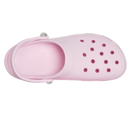 Crocs Classic Platform Pearl Clog Kadın Terlik Pembe