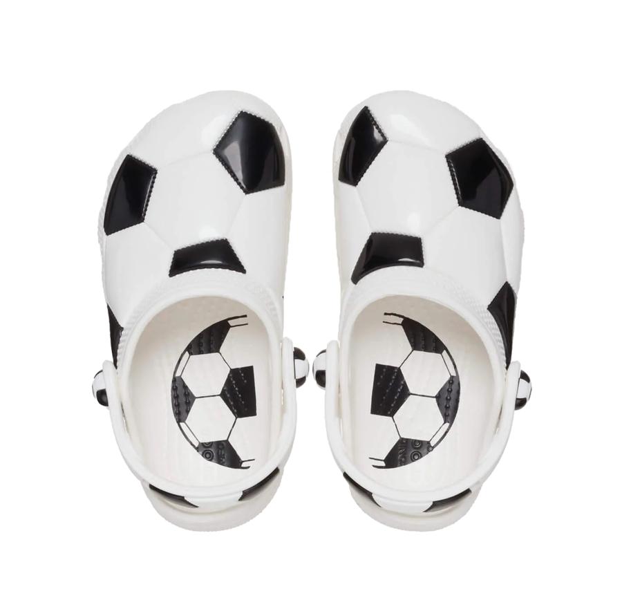 Crocs Classic Soccer Ball Clog T Çocuk Terlik Beyaz Crocs Classic Soccer Ball Clog T Çocuk Terlik Beyaz