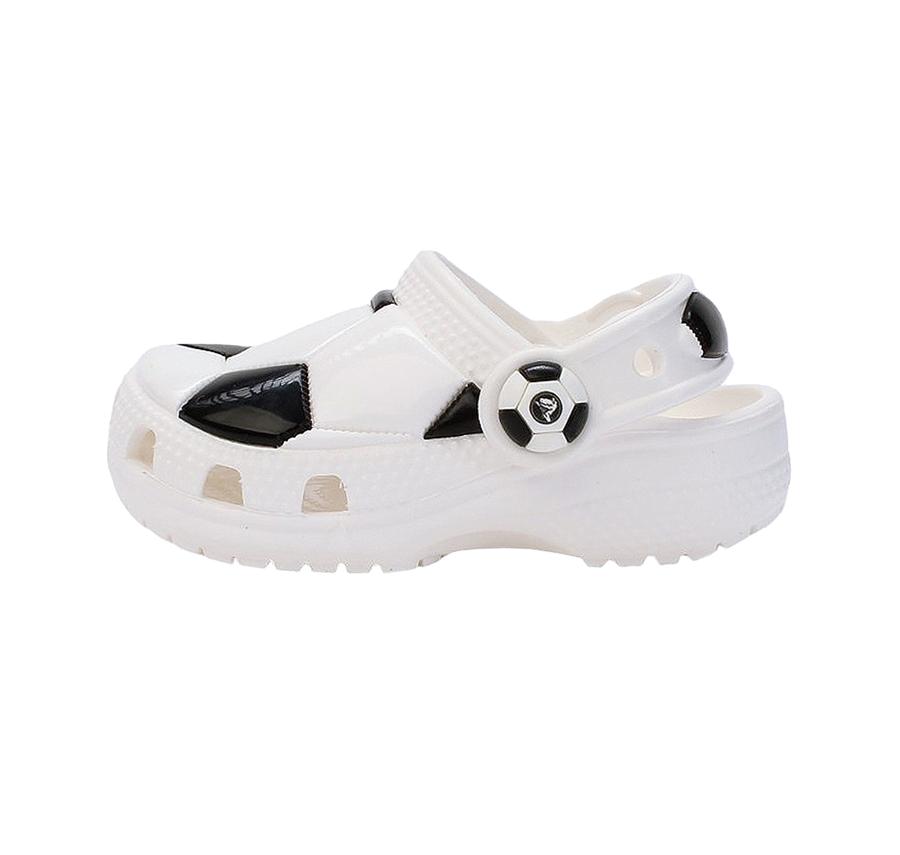 Crocs Classic Soccer Ball Clog T Çocuk Terlik Beyaz Crocs Classic Soccer Ball Clog T Çocuk Terlik Beyaz