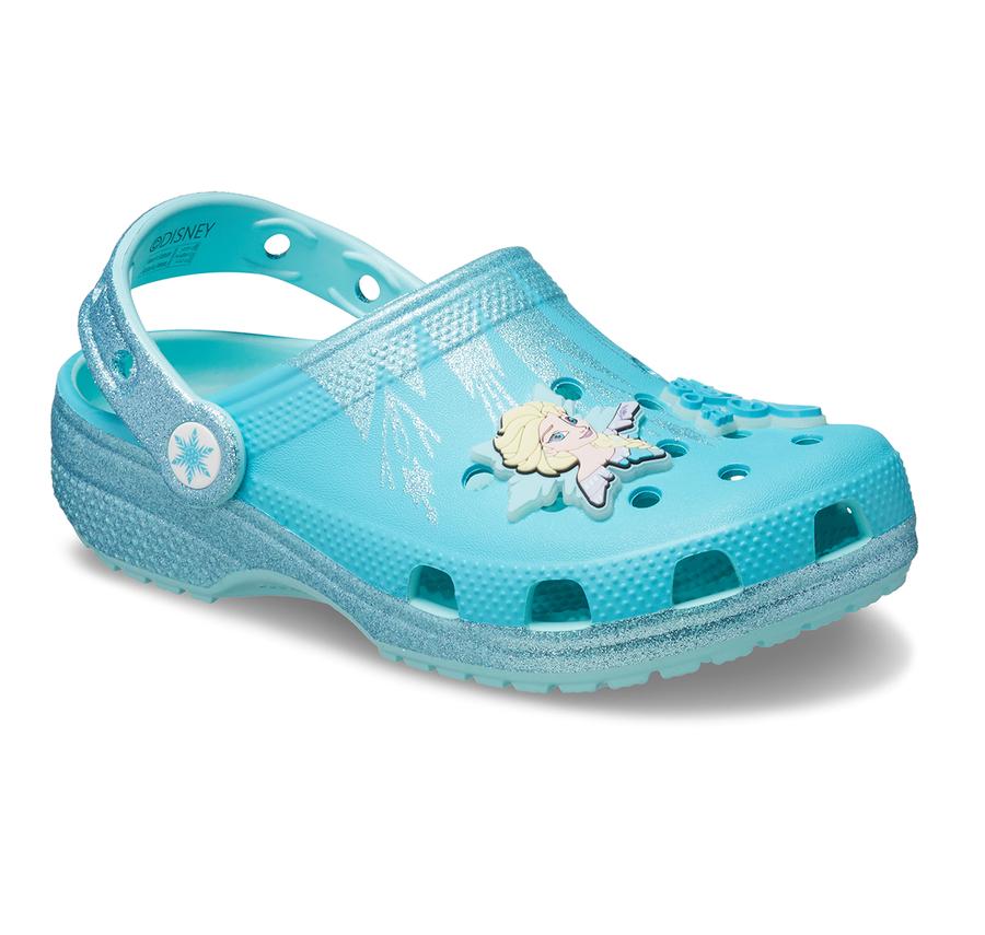 Crocs Frozen Elsa Classic Clog K Çocuk Terlik Turkuaz Crocs Frozen Elsa Classic Clog K Çocuk Terlik Turkuaz