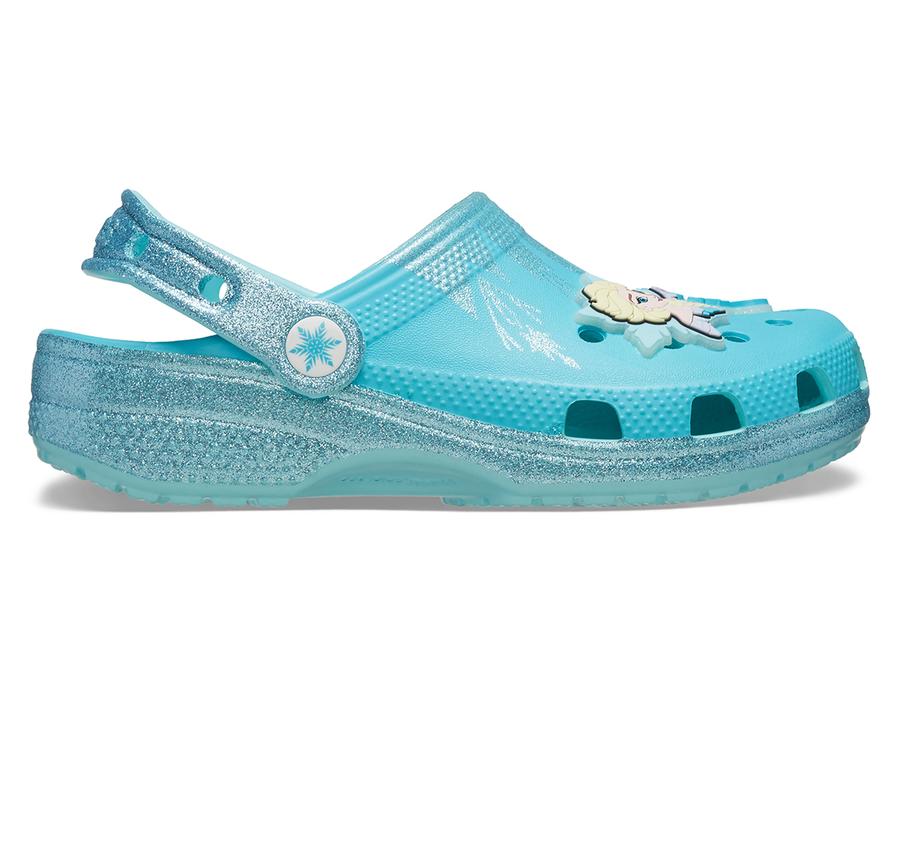 Crocs Frozen Elsa Classic Clog K Çocuk Terlik Turkuaz Crocs Frozen Elsa Classic Clog K Çocuk Terlik Turkuaz