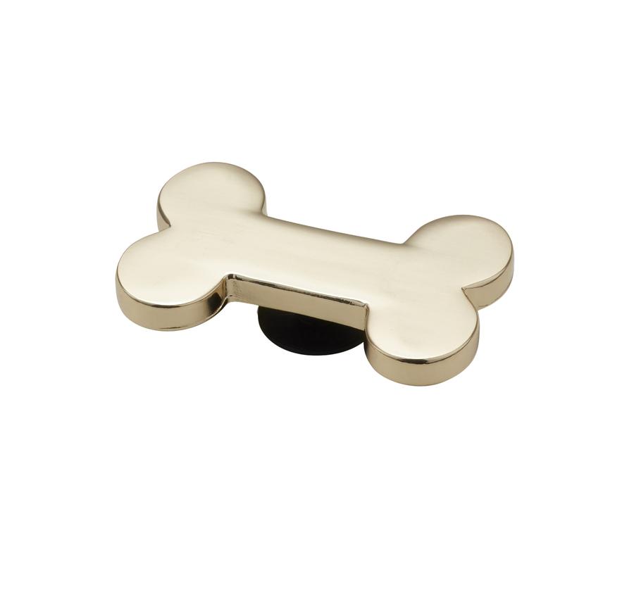 Crocs Gold Dog Bone Jibbitz Gold Crocs Gold Dog Bone Jibbitz Gold