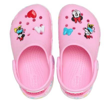 Crocs Mickey Frnds Minnie Cls Clg T Çocuk T-Shirt Pembe