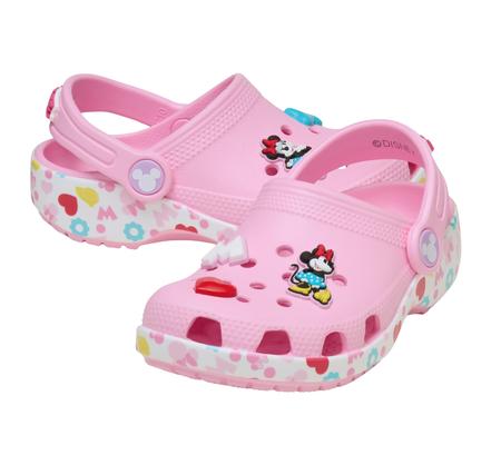 Crocs Mickey Frnds Minnie Cls Clg T Çocuk T-Shirt Pembe