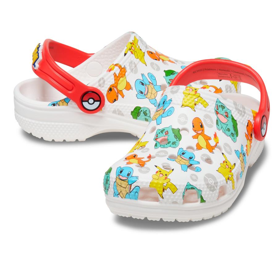 Crocs Pokemon Classic Clog K Çocuk Terlik Beyaz Crocs Pokemon Classic Clog K Çocuk Terlik Beyaz