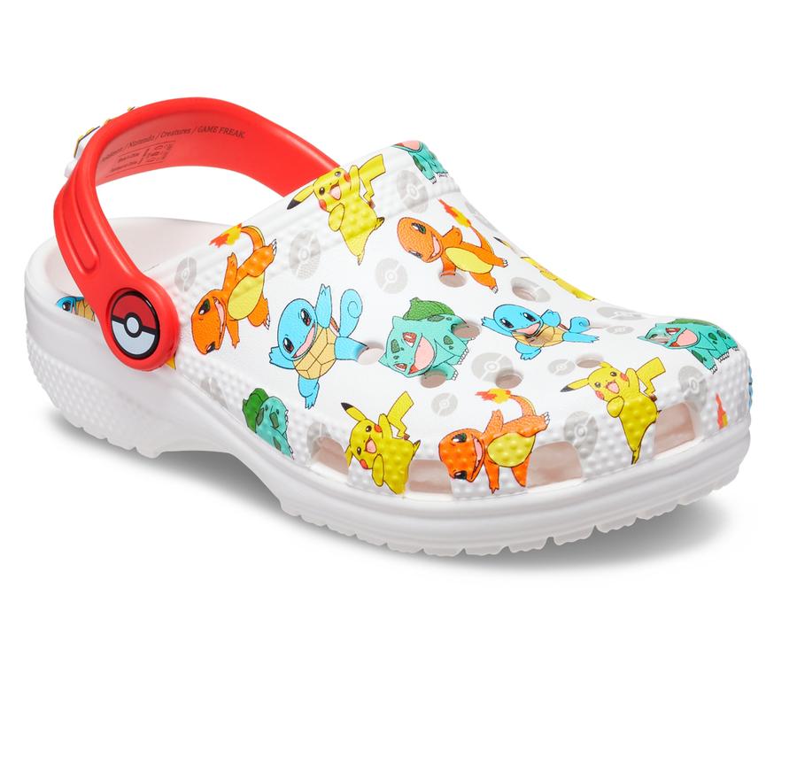 Crocs Pokemon Classic Clog K Çocuk Terlik Beyaz Crocs Pokemon Classic Clog K Çocuk Terlik Beyaz