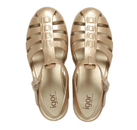 İgor Bb340 Bıarrıtz Metal Kadın Sandalet Bronz