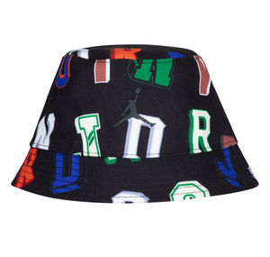 Jordan Jan Sıgnature Bucket Hat Çocuk Şapka Siyah