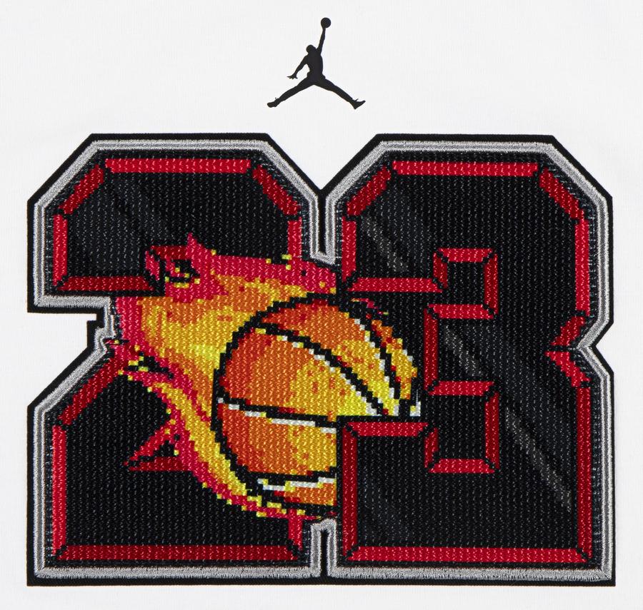 Jordan Jdb Customızed Aır 23 Flame Tee Çocuk T-Shirt Beyaz Jordan Jdb Customızed Aır 23 Flame Tee Çocuk T-Shirt Beyaz