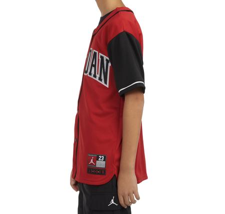 Jordan Jdb Hbr Baseball Jersey Çocuk T-Shirt Kırmızı