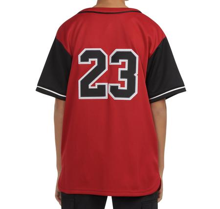 Jordan Jdb Hbr Baseball Jersey Çocuk T-Shirt Kırmızı