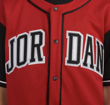 Jordan Jdb Hbr Baseball Jersey Çocuk T-Shirt Kırmızı