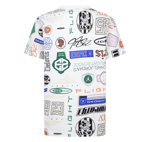 Jordan Jdb Mj Ess Aop Ss Tee Çocuk T-Shirt Beyaz
