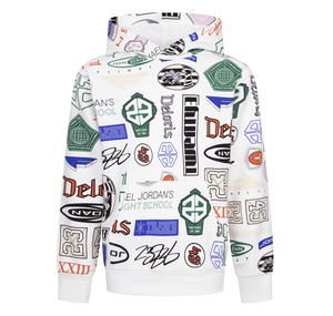 Jordan Jdb Mj Essentıals Aop Po Çocuk Sweatshirt Beyaz