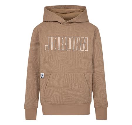 Jordan Jdb Mj Sneaker School Jacquard Çocuk Sweatshirt Kahve