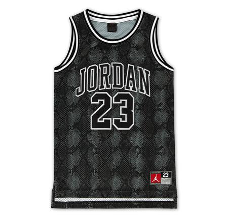 Jordan Jdn 23 Aop Jersey Çocuk T-Shirt Siyah