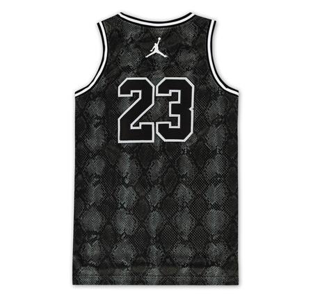 Jordan Jdn 23 Aop Jersey Çocuk T-Shirt Siyah