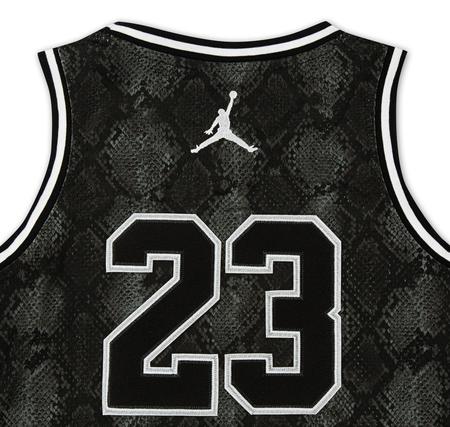 Jordan Jdn 23 Aop Jersey Çocuk T-Shirt Siyah