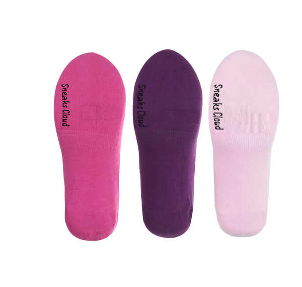 Sneaks Cloud 3'Lü Babet Çorap Çorap Pembe Sneaks Cloud 3'Lü Babet Çorap Çorap Pembe