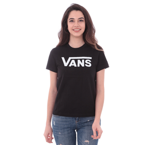 Vans Flyıng V Crew Tee Kadın T-Shirt Siyah